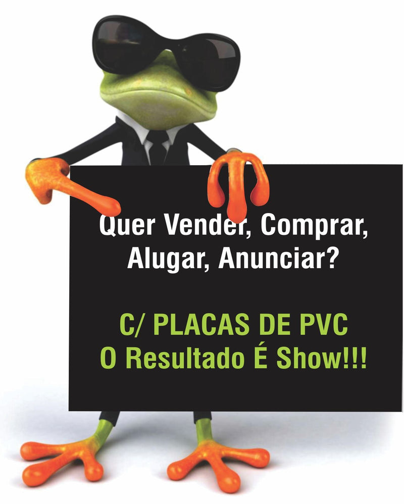 PLACA DE PVC 2MM PERSONALIZADA - Lojas, Escritórios e Decorativas