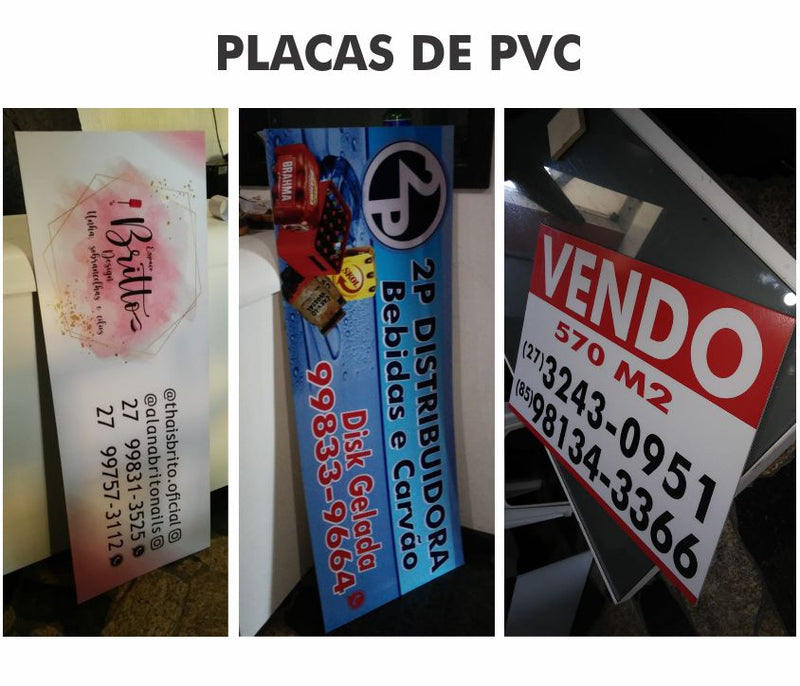 PLACAS DE PVC Vende, Aluga e Sinalização