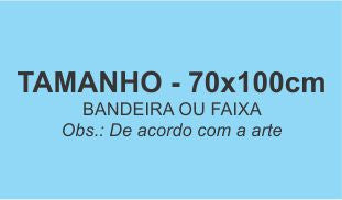 BANDEIRAS e FAIXAS em TECIDO OXFORD - COM ILHÓS
